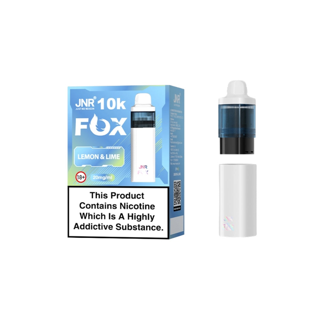 20mg JNR Fox 10k Prefilled Pods - Flavour: Fizzy Cherry
