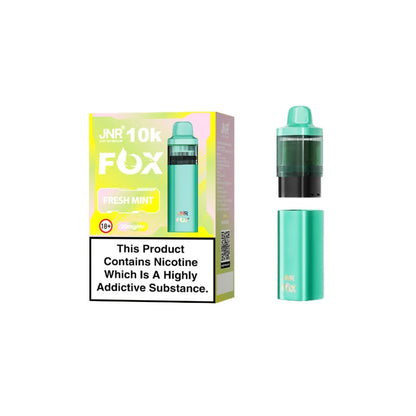 20mg JNR Fox 10k Prefilled Pods - Flavour: Strawberry Ice
