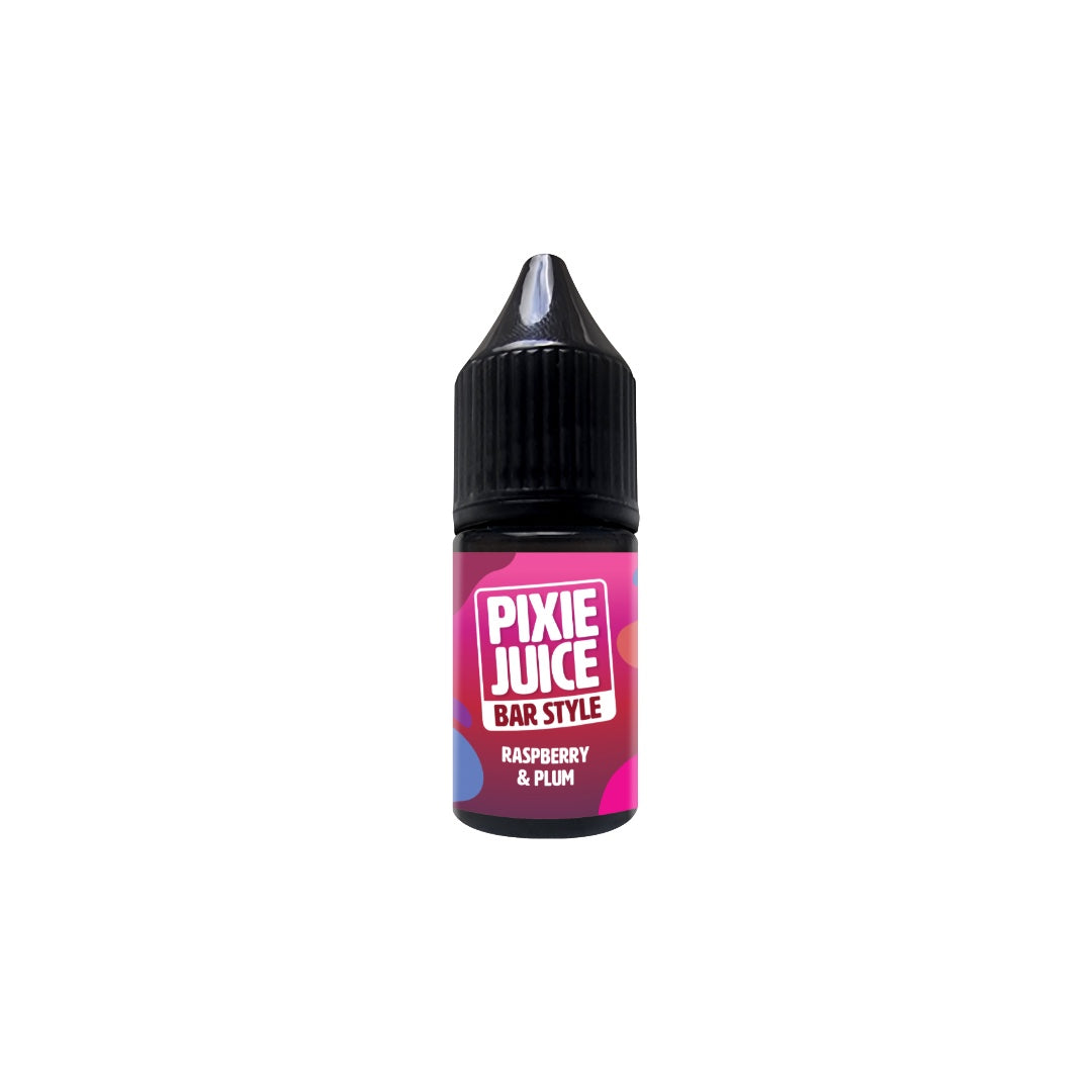 10mg Pixie Juice Bar Style Nic Salt 10ml (50VG/50PG) - Flavour: Wild Strawberries & Blueberries