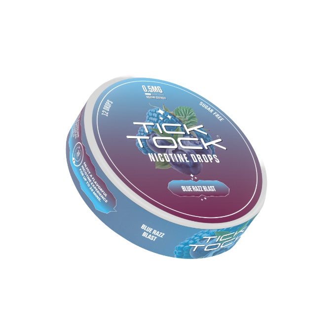 0.5mg Tick Tock Nicotine Candy - 12 Drops - Flavour: Raspberry Cherry