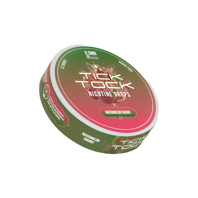 0.5mg Tick Tock Nicotine Candy - 12 Drops - Flavour: Lemon Lime Cherry Fizz