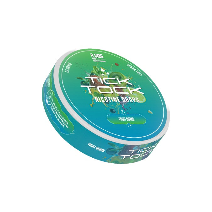 0.5mg Tick Tock Nicotine Candy - 12 Drops - Flavour: Gum Blast