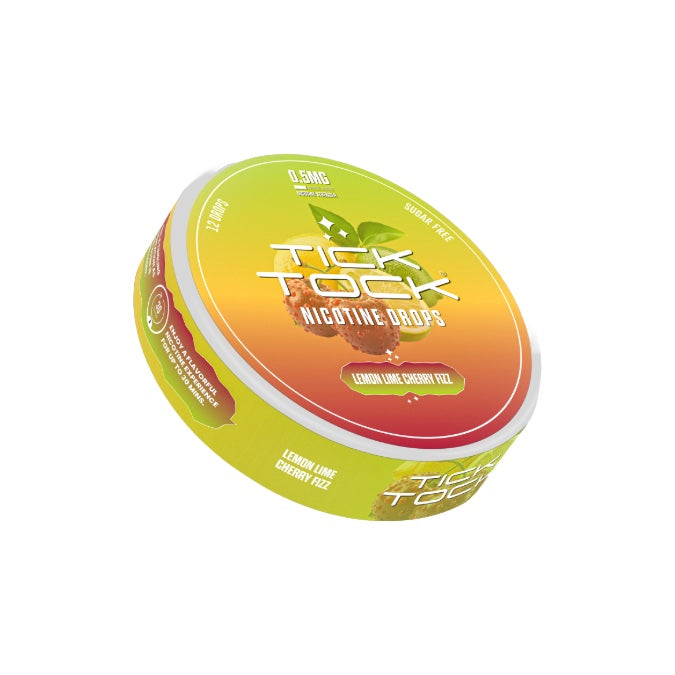 0.5mg Tick Tock Nicotine Candy - 12 Drops - Flavour: Raspberry Cherry