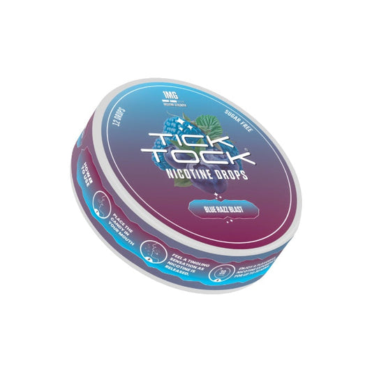 1mg Tick Tock Nicotine Candy - 12 Drops - Flavour: Blue Raspberry