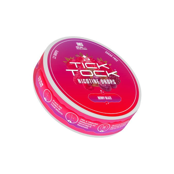 1mg Tick Tock Nicotine Candy - 12 Drops - Flavour: Blue Razz Blast