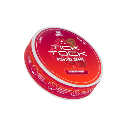 1mg Tick Tock Nicotine Candy - 12 Drops - Flavour: Raspberry Cherry