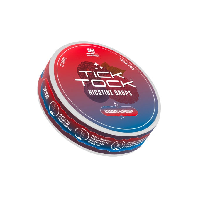 1mg Tick Tock Nicotine Candy - 12 Drops - Flavour: Blue Razz Blast