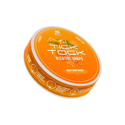 1mg Tick Tock Nicotine Candy - 12 Drops - Flavour: Rocky Candy Orange