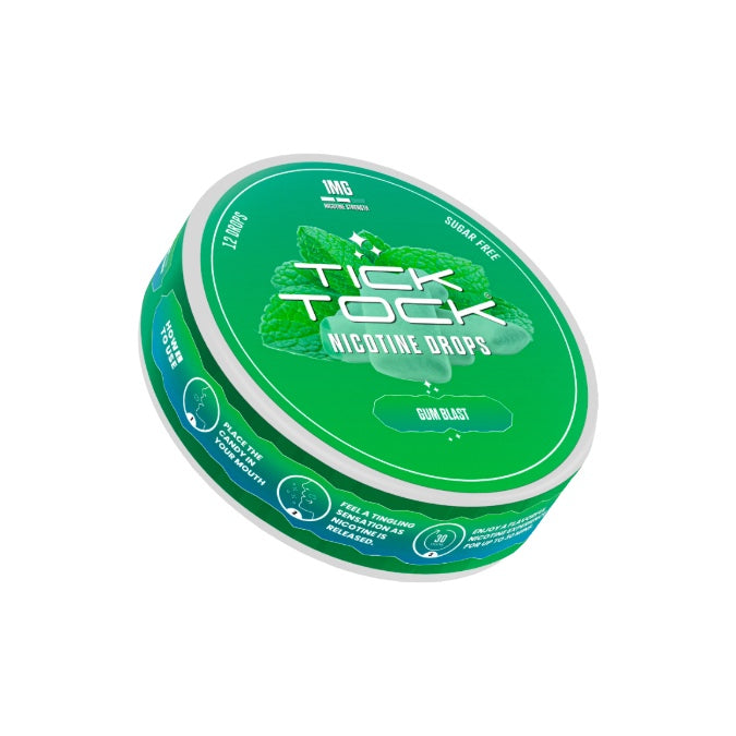 1mg Tick Tock Nicotine Candy - 12 Drops - Flavour: Blue Raspberry