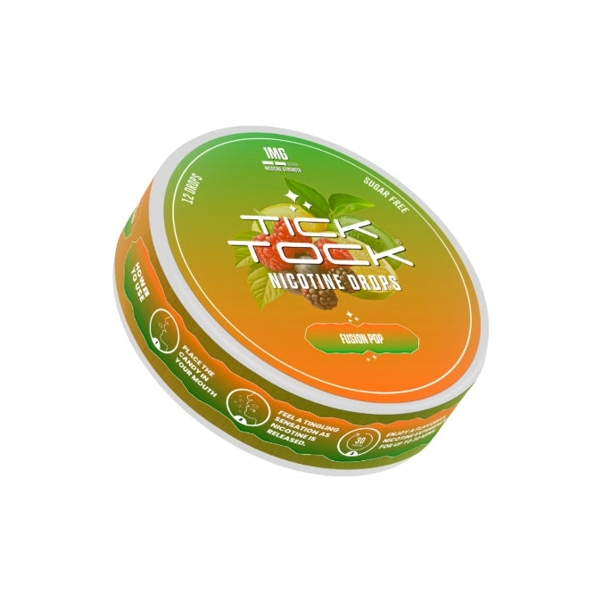 1mg Tick Tock Nicotine Candy - 12 Drops - Flavour: Raspberry Cherry