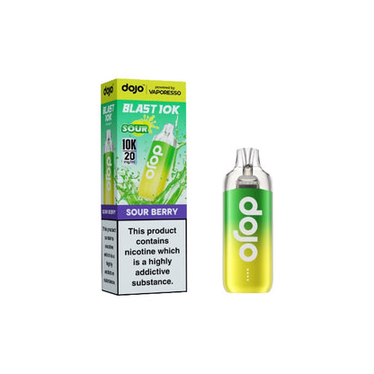 20mg Vaporesso Dojo Blast 10k Prefilled Pod Vape Kit - Flavour: Juicy Peach