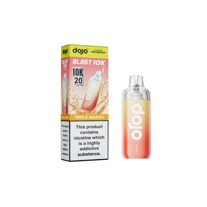 20mg Vaporesso Dojo Blast 10k Prefilled Pod Vape Kit - Flavour: Triple Mango