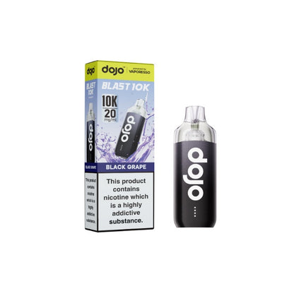 20mg Vaporesso Dojo Blast 10k Prefilled Pod Vape Kit - Flavour: Straw-Raspberry Cherry Ice