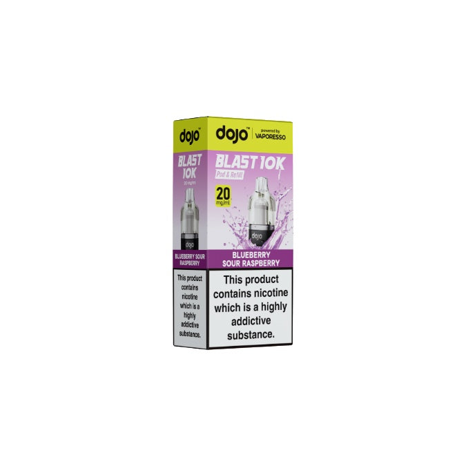 20mg Vaporesso Dojo Blast 10k Prefilled Pods - Flavour: Black Grape