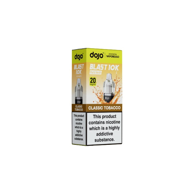 20mg Vaporesso Dojo Blast 10k Prefilled Pods - Flavour: Ten Tangerines