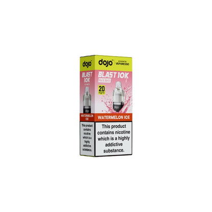 20mg Vaporesso Dojo Blast 10k Prefilled Pods - Flavour: Straw-Raspberry Cherry Ice