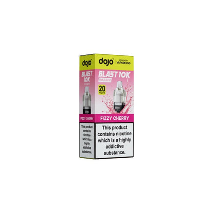 20mg Vaporesso Dojo Blast 10k Prefilled Pods - Flavour: Straw-Raspberry Cherry Ice