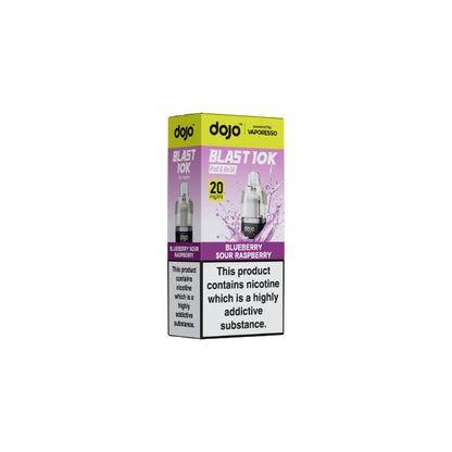 20mg Vaporesso Dojo Blast 10k Prefilled Pods - Flavour: Kiwi Passionfruit Guava