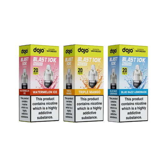 20mg Vaporesso Dojo Blast 10k Prefilled Pods - Flavour: Double Apple