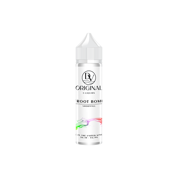 0mg DV Originals 60ml Shortfill  (70VG/30PG) - Flavour: Strawberrino