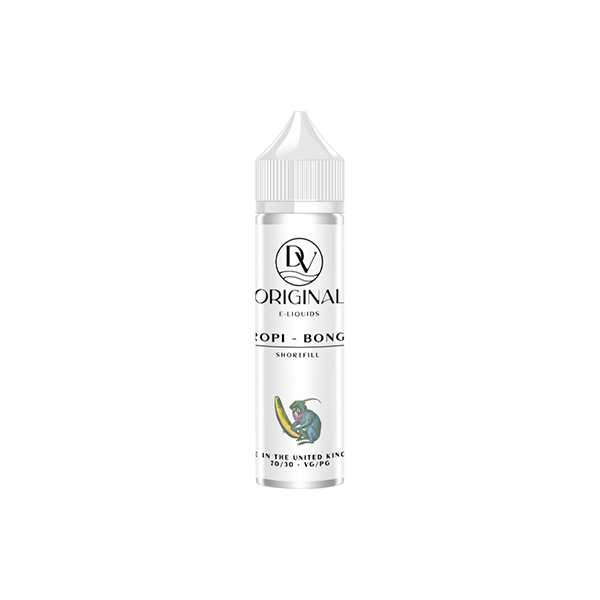 0mg DV Originals 60ml Shortfill  (70VG/30PG) - Flavour: Crystal Blue