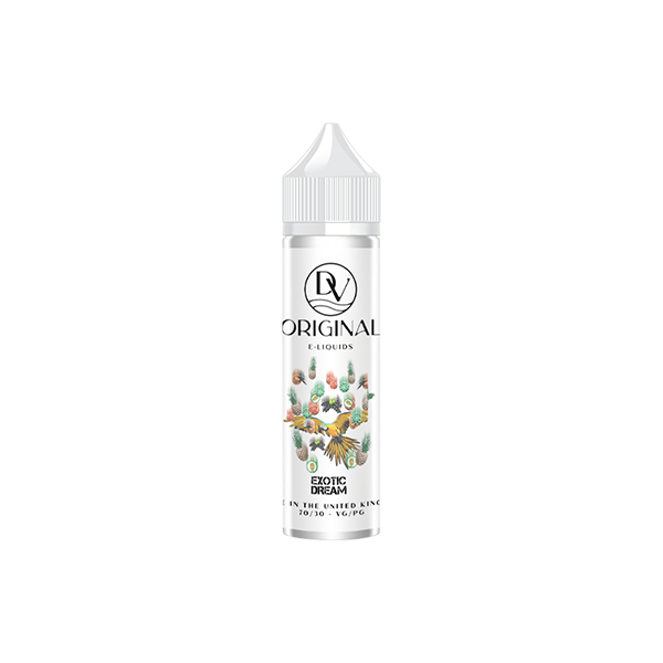 0mg DV Originals 60ml Shortfill  (70VG/30PG) - Flavour: Strawberry Eton Mess