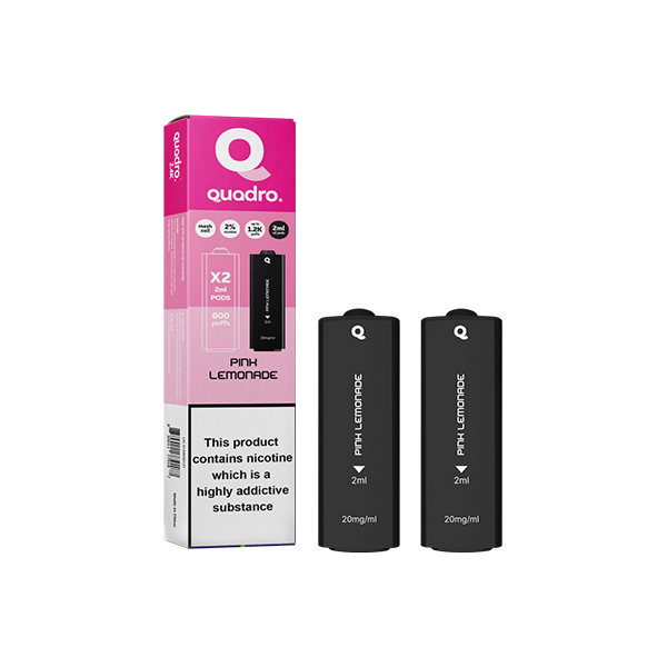 20mg Quadro 2.4k Replacement Pods - 2ml - Flavour: Watermelon Ice