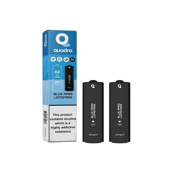 20mg Quadro 2.4k Replacement Pods - 2ml - Flavour: Strawberry Watermelon