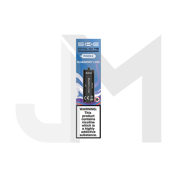 20mg SKE Crystal 4in1 2400 Replacement Pods 2400 Puffs - Flavour: White Edition