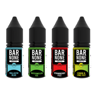 20mg BAR NONE Nic Salts 2x10ml (50VG/50PG) - Flavour: Bubblegum