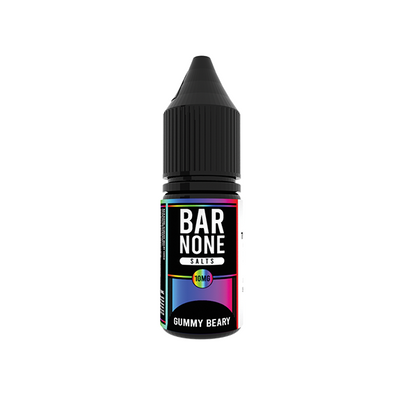 10mg BAR NONE Nic Salts 2x10ml (50VG/50PG) - Flavour: Ballistic Blue