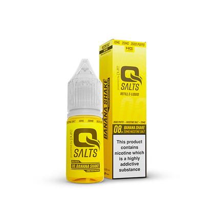 10mg Q Salts Nic Salts 10ml (50VG/50PG) - Flavour: White Peach Razz
