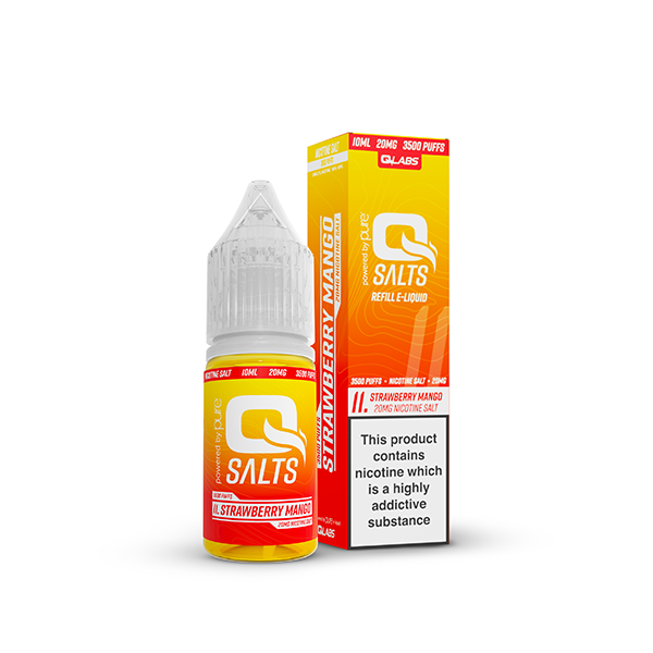 20mg Q Salts Nic Salts 10ml (50VG/50PG) - Flavour: NRG Ice