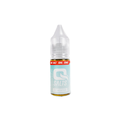 20mg Q Salts Nic Salts 10ml (50VG/50PG) - Flavour: Ice Menthol