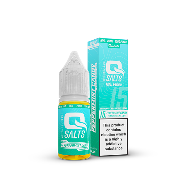 20mg Q Salts Nic Salts 10ml (50VG/50PG) - Flavour: Candy Apple