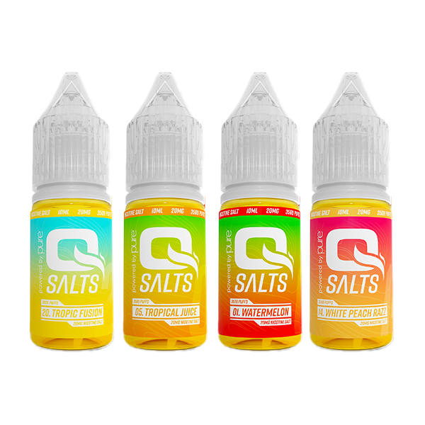 20mg Q Salts Nic Salts 10ml (50VG/50PG) - Flavour: Pink Lemonade