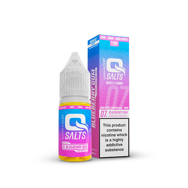 20mg Q Salts Nic Salts 10ml (50VG/50PG) - Flavour: Purple Rush