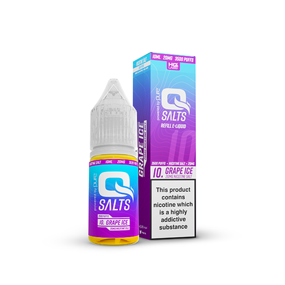 10mg Q Salts Nic Salts 10ml (50VG/50PG) - Flavour: Pink Lemonade