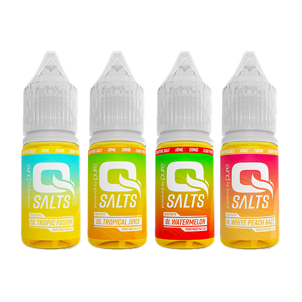 10mg Q Salts Nic Salts 10ml (50VG/50PG) - Flavour: Watermelon