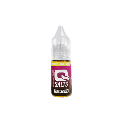 10mg Q Salts Nic Salts 10ml (50VG/50PG) - Flavour: White Peach Razz