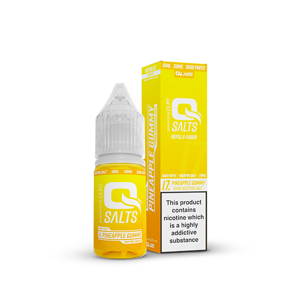 20mg Q Salts Nic Salts 10ml (50VG/50PG) - Flavour: Cherry Drops