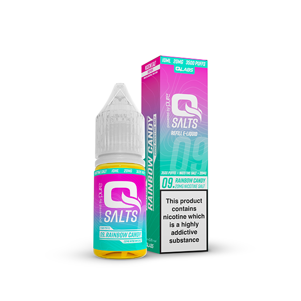 10mg Q Salts Nic Salts 10ml (50VG/50PG) - Flavour: Purple Rush
