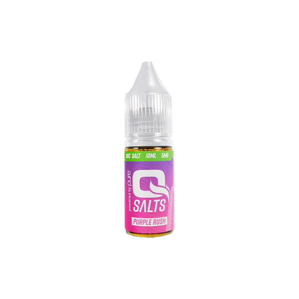 5mg Q Salts Nic Salts 10ml (50VG/50PG) - Flavour: Purple Rush