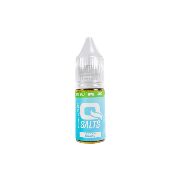 5mg Q Salts Nic Salts 10ml (50VG/50PG) - Flavour: NRG Ice