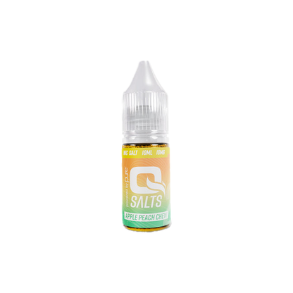 10mg Q Salts Nic Salts 10ml (50VG/50PG) - Flavour: White Peach Razz