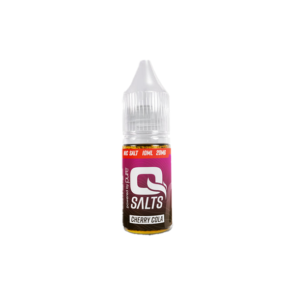 20mg Q Salts Nic Salts 10ml (50VG/50PG) - Flavour: Apple Peach Chew