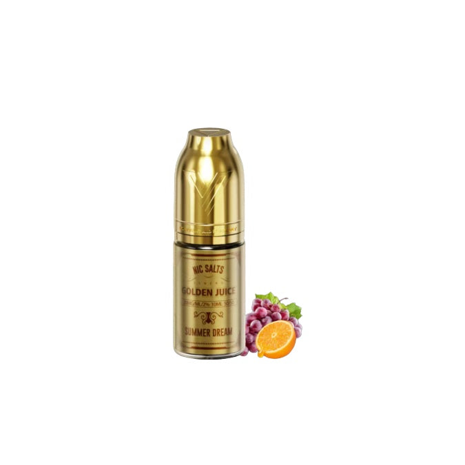20mg Vaplay Golden Juice 10ml Nic Salt (50VG/50PG) - Flavour: Triple Apple