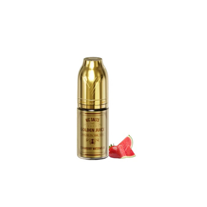 20mg Vaplay Golden Juice 10ml Nic Salt (50VG/50PG) - Flavour: Watermelon Ice