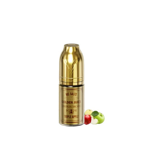 20mg Vaplay Golden Juice 10ml Nic Salt (50VG/50PG) - Flavour: Triple Melon
