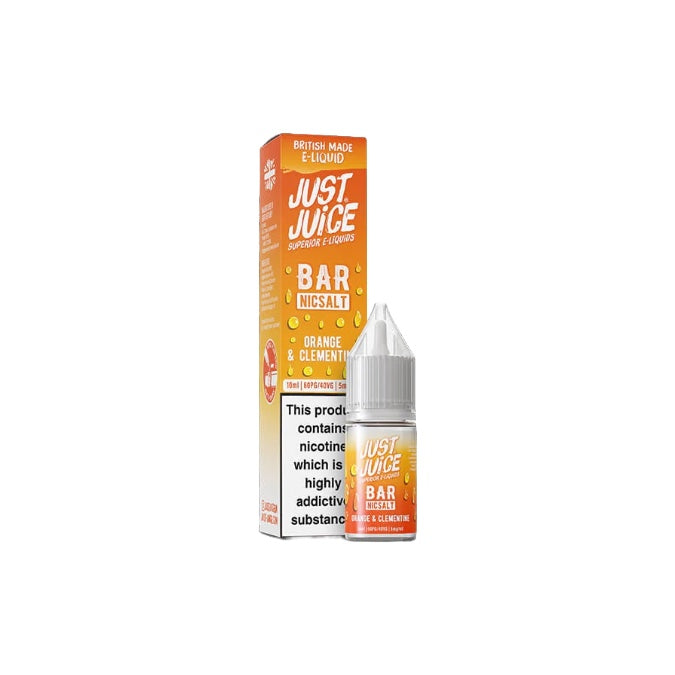 5mg Just Juice Bar 10ml Nic Salt (40VG/60PG) - Flavour: Strawberry Kiwi